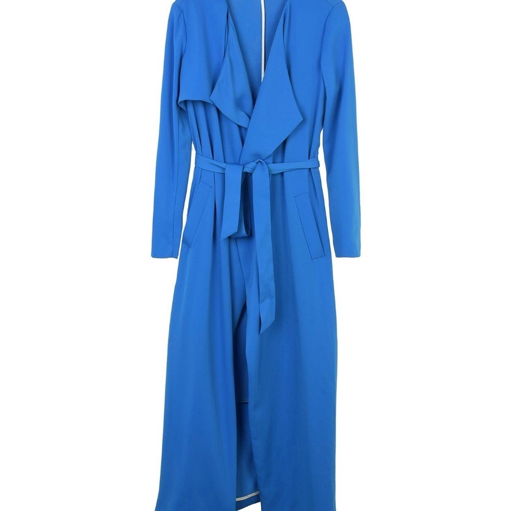 Italian Jucca Elegant Blue/Azure  Long Jacket